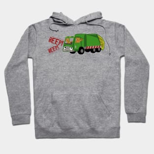 Bears Driving a Trash Truck Hoodie